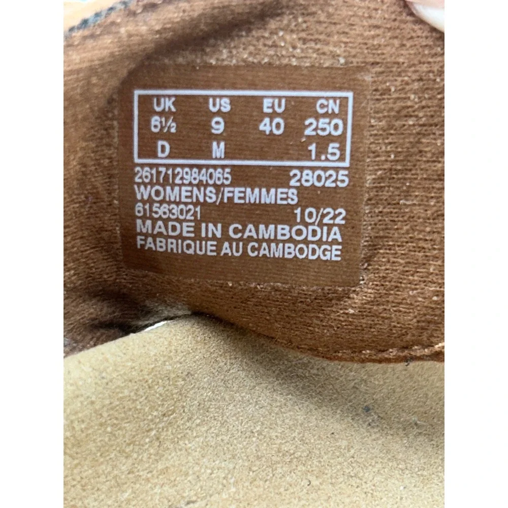 Clarks Collection Women Tan Brown Woven Wedge Sandals Ultimate Comfort Sz 9M